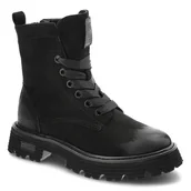 Botki damskie - Czarne Trzewiki Big Star Damskie Modne Buty Jesienne - miniaturka - grafika 1