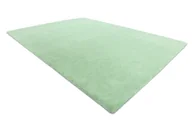 Dywany - Dywan BUNNY IMITACJA FUTRA KRÓLIKA zielony 160x220 cm - miniaturka - grafika 1