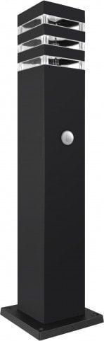 Kinkiet V-TAC Stojąca lampa ogrodowa LED 60cm czujnik ruchu E27 - czarna