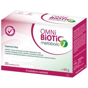 Omni-Biotic Metabolic, proszek, 3 g x 30 saszetek - Układ pokarmowy - miniaturka - grafika 1
