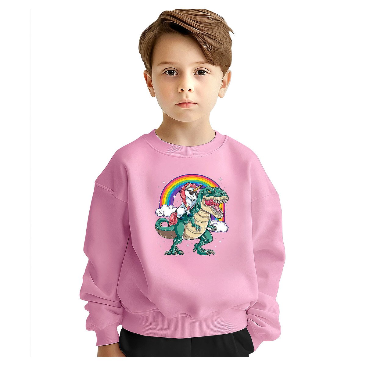 BLUZA DZIECIĘCA JEDNOROŻEC UNICORN DINOZAUR 146-152 DLA CHŁOPCA DZIEWCZYNKI