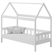 Łóżka dla dzieci i młodzieży - Białe łóżko dziecięce typu domek - Dada 3X 190x90 cm - miniaturka - grafika 1