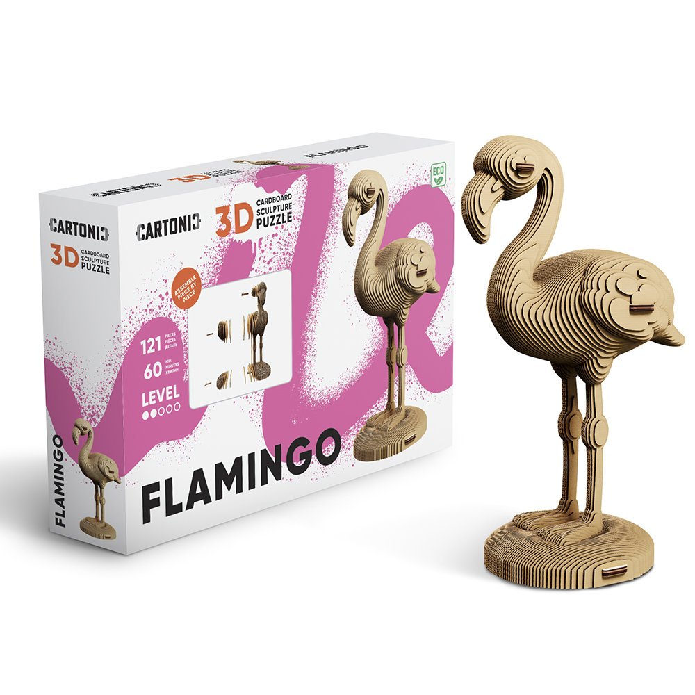 Cartonic 3D Puzzle Flamingo