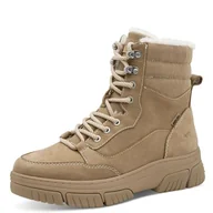 Śniegowce damskie - TAMARIS Damskie Comfort WL Lace Boot Duo-tex śniegowce, Camel, 36 EU, piaskowy, 36 EU - miniaturka - grafika 1