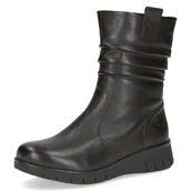 Kozaki damskie - Caprice Damskie buty 9-26455-45, modne kozaki, DK Brown Nappa, 38 EU szerokie, Dk Brown Nappa, 38 EU szeroki - miniaturka - grafika 1