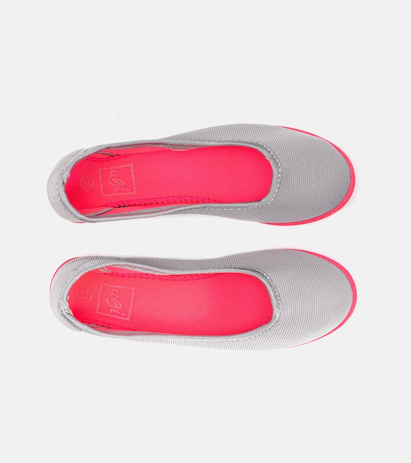 Szaro różowe balerinki dziecięce Geneseo-33