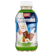 Mleko - Müller Müllermilch Napój mleczny o smaku czekoladowo-orzechowym 400 g - miniaturka - grafika 1