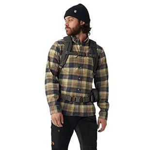 FJÄLLRÄVEN Męska koszula flanelowa Singi Heavy M sweter, Zielony/głęboki las, XL - Koszule męskie - miniaturka - grafika 1