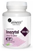 Witaminy i minerały - Aliness Inozytol myo/D-chiro, 40/1, 650 mg 100 kapsułek 8C94-4980A - miniaturka - grafika 1