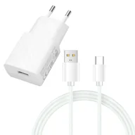 Ładowarki do telefonów - Oryginalna szybka ładowarka sieciowa Xiaomi MDY-08-EI QC 3.0 + Kabel USB-C 5V 2.5A - miniaturka - grafika 1