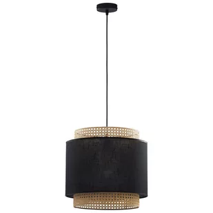 TK Lighting Lampa wisząca nowoczesna BOHO Big Black 1pł. ratan Wysyłka za 0 zł 6542 - Lampy sufitowe - miniaturka - grafika 2