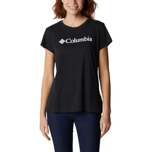 Damska Koszulka COLUMBIA COLUMBIA TREK SS GRAPHIC 1992134010 – Czarny - Koszulki i topy damskie - miniaturka - grafika 1
