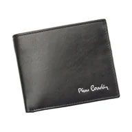 Portfele - Pierre Cardin, Portfel skórzany męski, Tilak06 8824, czarny, ochrona RFID - miniaturka - grafika 1