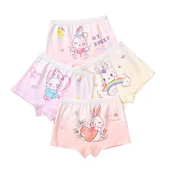Spodenki damskie - CM-Kid Bokserki dziewczęce bokserki bokserki szorty, Kolorowy króliczek, 146-152 - miniaturka - grafika 1