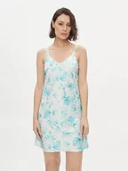 Piżamy damskie - Lauren Ralph Lauren Koszula nocna ILN22318 Niebieski - miniaturka - grafika 1