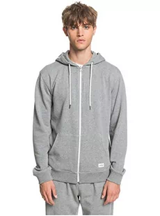 Quiksilver Essentials Zip Terry Męska bluza z kapturem (zestaw 1 sztuk) - Bluzy męskie - miniaturka - grafika 1