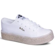 Trampki damskie - Buty Lee Cooper LCW-24-44-2410LA - białe - miniaturka - grafika 1