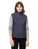 Kamizelki damskie - Jack Wolfskin Damska kamizelka ROUTEBURN PRO INS Vest W, grafitowa, M, szary (Graphite), M - miniaturka - grafika 1