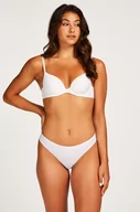 Majtki damskie - Hunkemöller Brazyliany Lace Back Biały - miniaturka - grafika 1