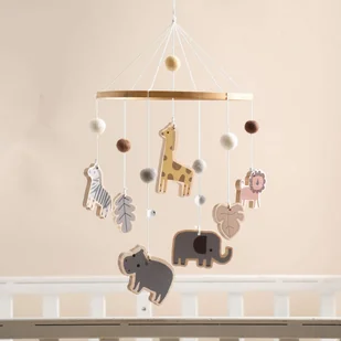 Karuzela Zoo Drewniana - Karuzele dla niemowląt - miniaturka - grafika 1