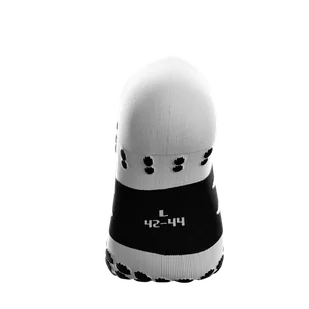 COMPRESSPORT Skarpetki do biegania krótkie NO SHOW SOCKS white/black - Skarpetki sportowe męskie - miniaturka - grafika 5