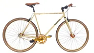 Rowerki biegowe - Rower Ostre Koło Męski 28 Stal U-Brake Wyścigowy Lekki Jednobiegowy Retro - miniaturka - grafika 1