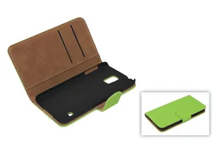 Pokrowiec ochronny Etui na telefon komórkowy (flip landscape) do telefonu komórkowego Apple iPhone SE Zielony - Etui i futerały do telefonów - miniaturka - grafika 1
