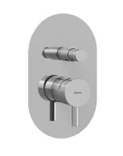 Baterie wannowe i prysznicowe - Ravak Espirit - Bateria podtynkowa, na 2 urządzenia, z korpusem, chromowana X070204 - miniaturka - grafika 1