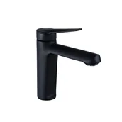 Baterie umywalkowe - Bateria umywalkowa czarna Molett Valvex - miniaturka - grafika 1