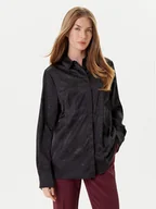Koszule damskie - Guess Koszula W5YH40 WFQC2 Czarny Regular Fit - miniaturka - grafika 1