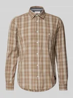 Koszule męskie - Koszula casualowa o kroju regular fit z czystej bawełny - miniaturka - grafika 1