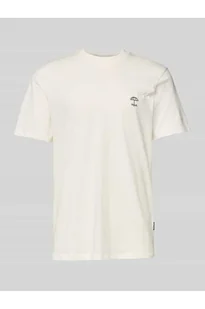 T-shirt z prążkowanym, okrągłym dekoltem model JENS - Blend - Koszulki męskie - miniaturka - grafika 1