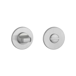 ROZETA APRILE OKRĄGŁA R SUPER SLIM 5mm CHROM SZCZOTKOWANY WC - Szyldy i rozety - miniaturka - grafika 1