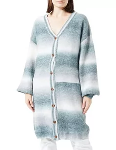 CARNEA Damski kardigan z dzianiny 10424757-CA04, czarny, wielokolorowy, XL/XXL, Czarny, wielowarstwowy, XL-XXL - Swetry damskie - miniaturka - grafika 1