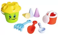 Zabawki do piasku - ZESTAW DO PIASKU KONEWKA LODY ŁOPATKA GRABKI WIADERKO - miniaturka - grafika 1