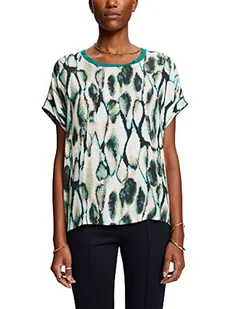ESPRIT Collection T-shirt damski, 308 / Emerald Green 4, M - Koszulki i topy damskie - miniaturka - grafika 1