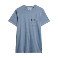 Koszulki męskie - Klasyczny podstawowy T-shirt z kieszenią Superdry - miniaturka - grafika 1