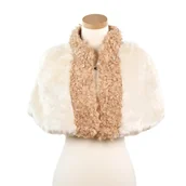 Apaszki i szaliki damskie - Art of Polo Futrzane bolerko z karakułami - miniaturka - grafika 1