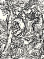 Plakaty - Christ on the Mount of Olives, Lucas Cranach the Elder - plakat Wymiar do wyboru: 40x50 cm - miniaturka - grafika 1