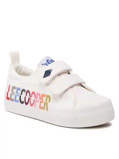 Buty dla dziewczynek - Lee Cooper Sneakersy LCW-22-44-0809K Biały - grafika 1