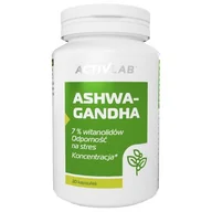 Suplementy naturalne - Adaptogen ACTIVLAB Ashwagandha (30 kapsułek) - miniaturka - grafika 1