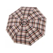 Parasole - Parasol damski Doppler Carbonsteel Magic Check automatyczny składany beżowy wzór krata - miniaturka - grafika 1