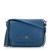 Torebki damskie - Damska torebka saddle bag ze skóry mała - miniaturka - grafika 1