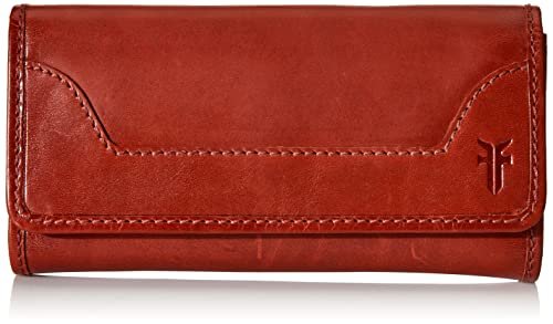 FRYE Melissa Continental Snap skórzany portfel, czerwony, jeden rozmiar