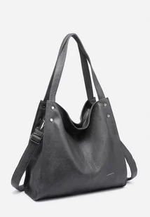 Pojemna Torebka Shopperka Damska na Ramię LUIGISANTO Format A4 Szara - Torebki damskie Pojemna Torebka Shopperka Damska na Ramię LUIGISANTO Format A4 Szara - Torebki damskie - miniaturka - grafika 1