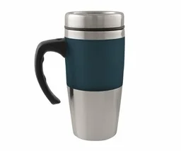 Kubek termiczny rączką 420 ml VIP (granatowy) navy - Kubki termiczne - miniaturka - grafika 1