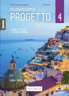 Filologia i językoznawstwo - Edilingua Nuovissimo Progetto italiano 4 Podręcznik do włoskiego dla młodzieży i dorosłych Poziom C2 - miniaturka - grafika 1