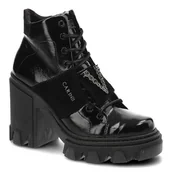 Botki damskie - Carinii, Botki, B8503_-070-H20-000-F20 Czarny, rozmiar 37 - miniaturka - grafika 1