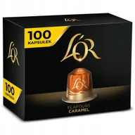 Kawa w kapsułkach i saszetkach - Kapsułki do Nespresso L'OR Nespresso Caramel 100 szt. - miniaturka - grafika 1