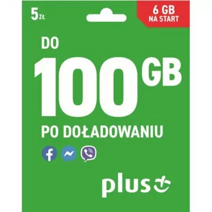 PLUS Pakiet startowy Internet 6 GB - Startery i doładowania - miniaturka - grafika 1